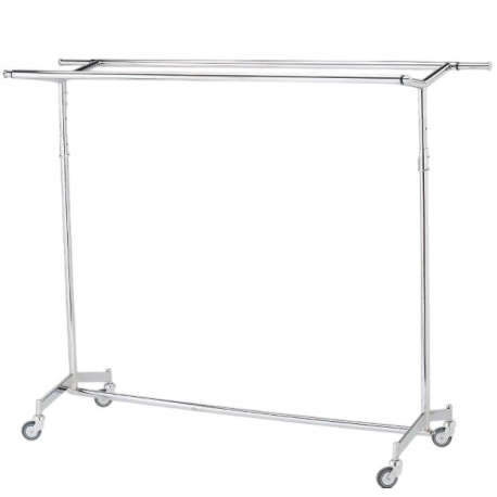 Perchero doble barra de gran resistencia.