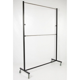 Perchero industrial 2 barras de 150cms